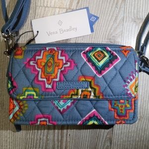 NWT Vera Bradley All in One RFID Crossbody Bag